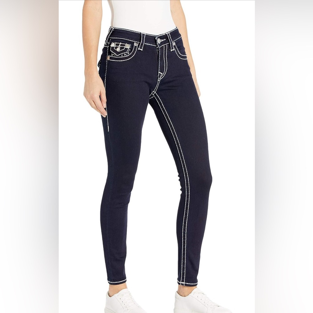 True Religion Jennie Curvy Midrise Skinny Jeans